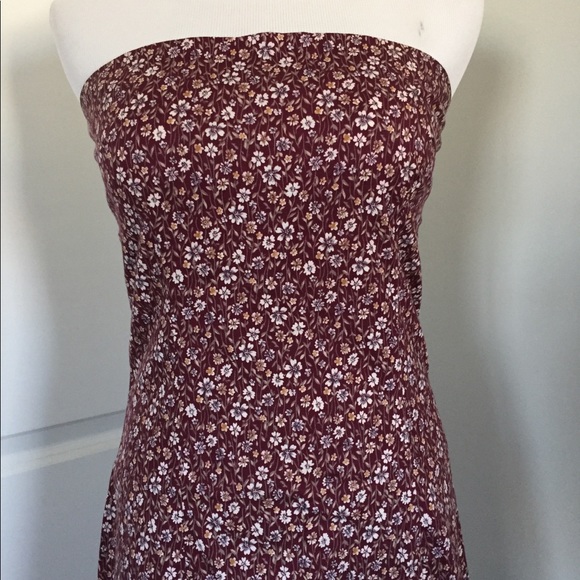 4/$20🛍 Gorgeous floral strapless dress - Picture 7 of 8